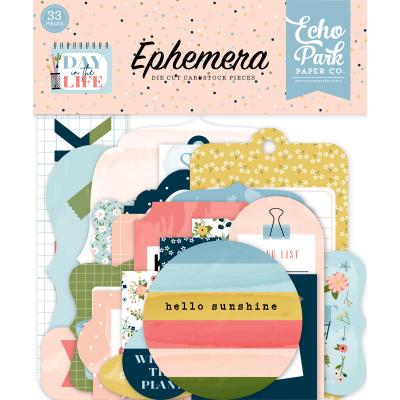 Echo Park Day In The Life Die Cuts - Ephemera